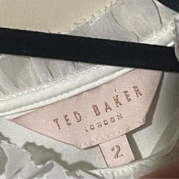 Ted Baker Deasil Thistle Long Sleeve Dress Size S - Picture 5 of 8